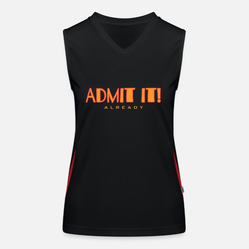 Gib es endlich zu Funktionelles Kontrast-Tank Top für Frauen