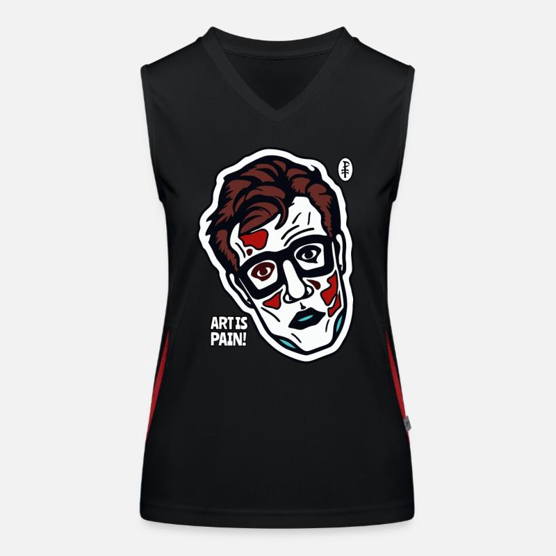 Art is suffering Women's Functional Contrast Tank Top