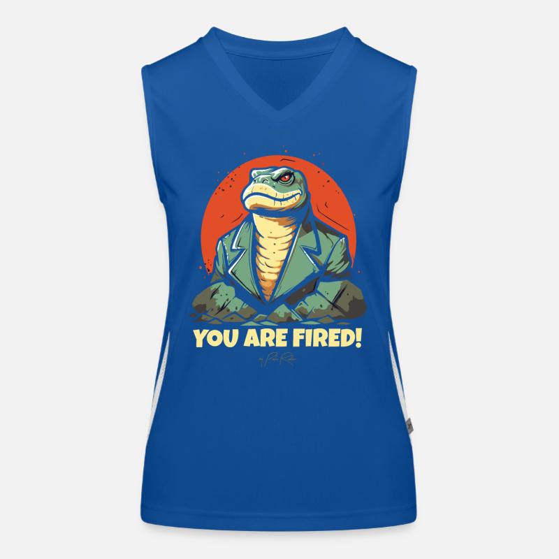 CEO Echse, du bist gefeuert Funktionelles Kontrast-Tank Top für Frauen