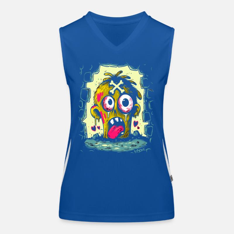 Beschütze den Eingang zur Kerker Zombie Pirat Funktionelles Kontrast-Tank Top für Frauen
