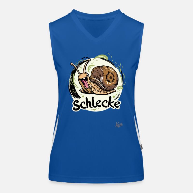This snail is a snail Women's Functional Contrast Tank Top