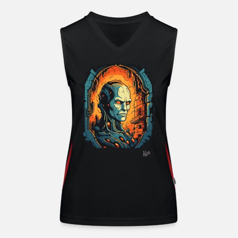 Cyborg Technology Dungeon Women's Functional Contrast Tank Top