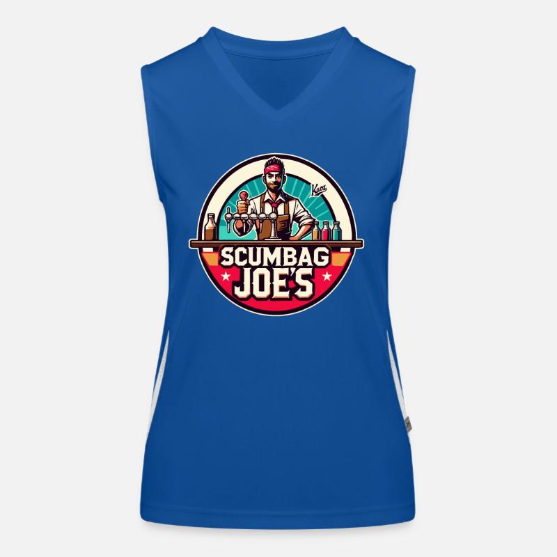 Scumbag Joe's Bar & Pub Women's Functional Contrast Tank Top