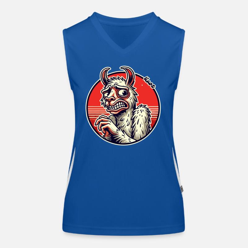 Embarrassment Lama Women's Functional Contrast Tank Top