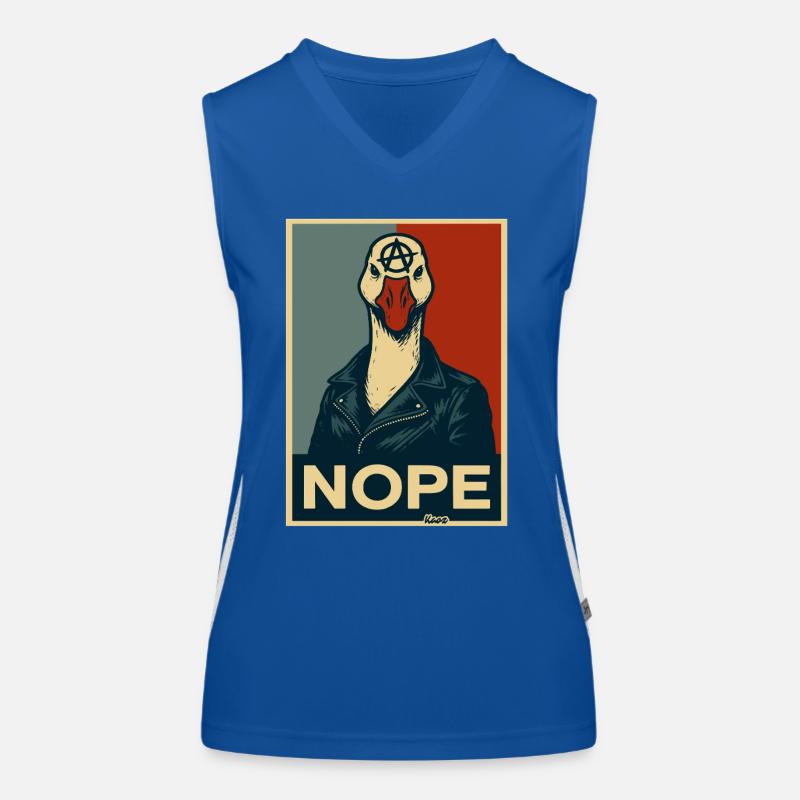 Oie avec veste en cuir dit non Débardeur respirant contrasté Femme