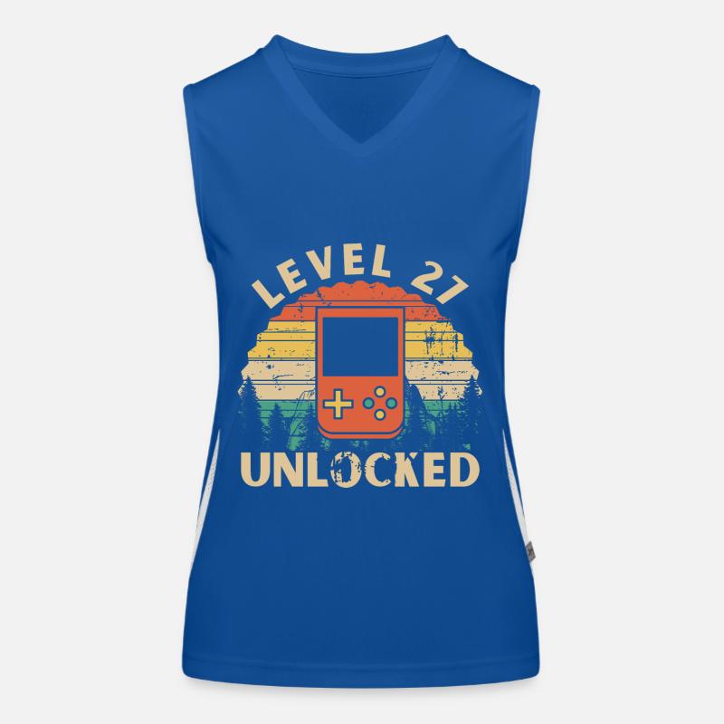 Level 27 Unlocked Débardeur respirant contrasté Femme