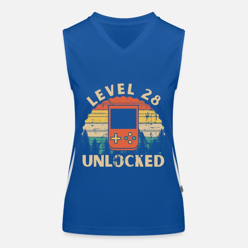Level 28 Unlocked Débardeur respirant contrasté Femme