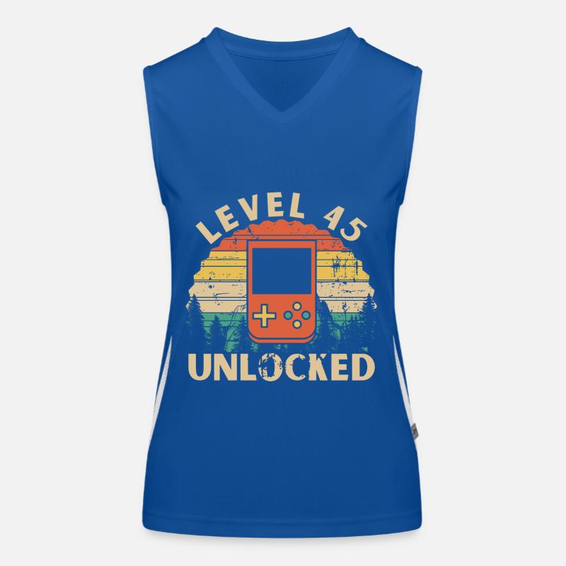 Level 45 Unlocked Women's Functional Contrast Tank Top