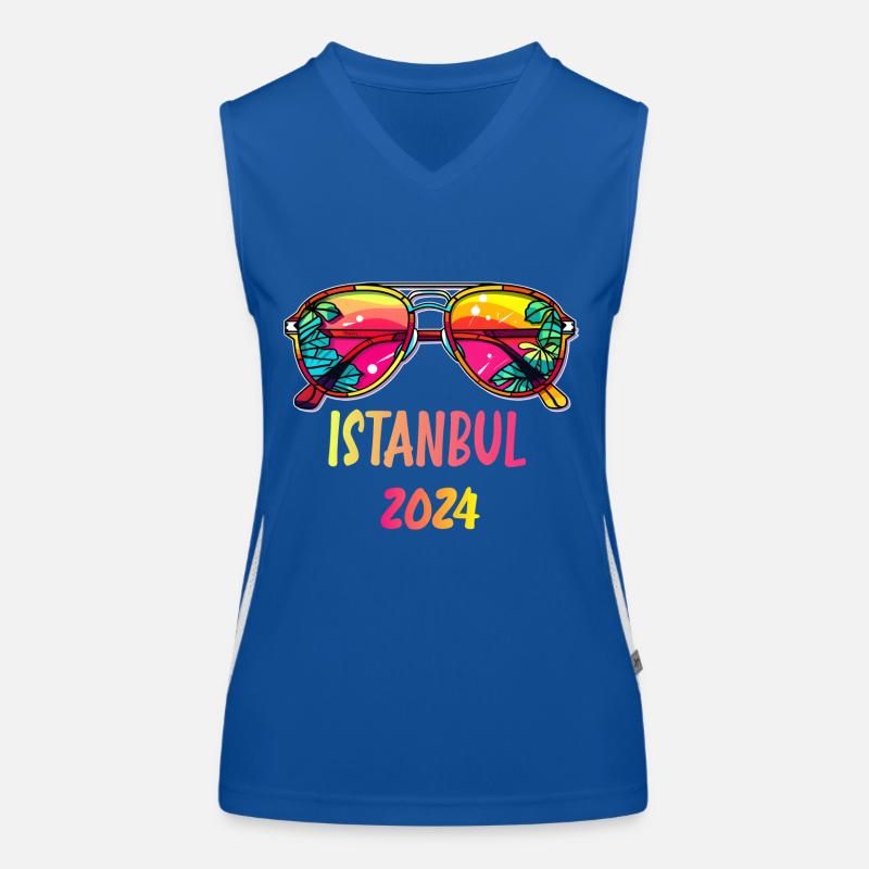 Istanbul 2024 Débardeur respirant contrasté Femme
