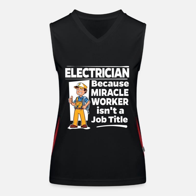 Electrician - Miracle Worker Women's Functional Contrast Tank Top