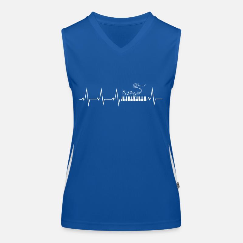 J’aime mon clavier Débardeur respirant contrasté Femme