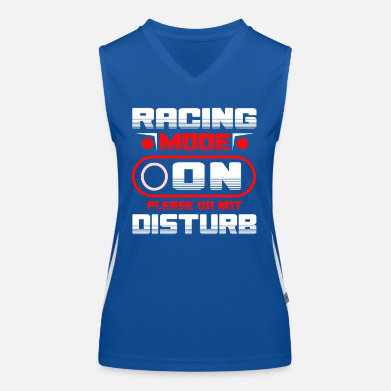 Racing Mode On Please Do Not Disturb Funktionelles Kontrast-Tank Top für Frauen