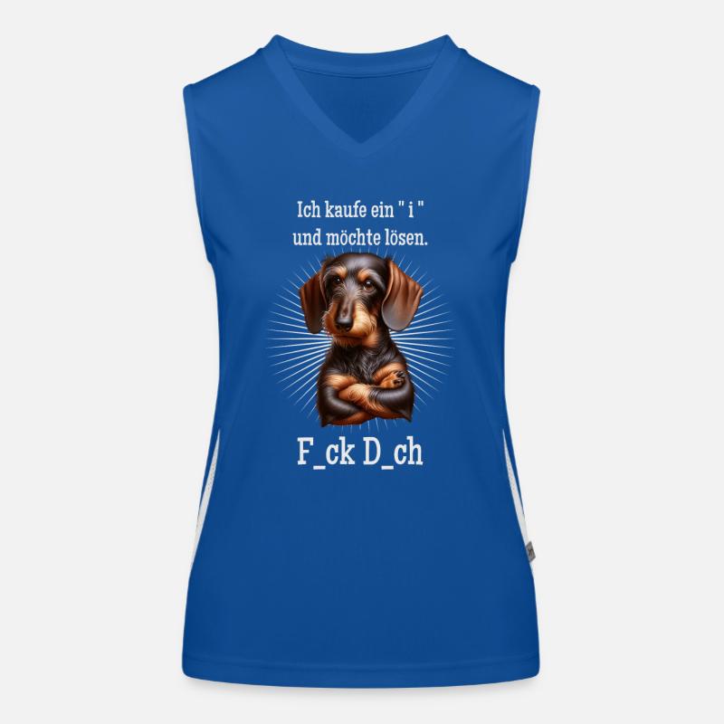 Ich kaufe ein i und möchte lösen - F... dich Funktionelles Kontrast-Tank Top für Frauen