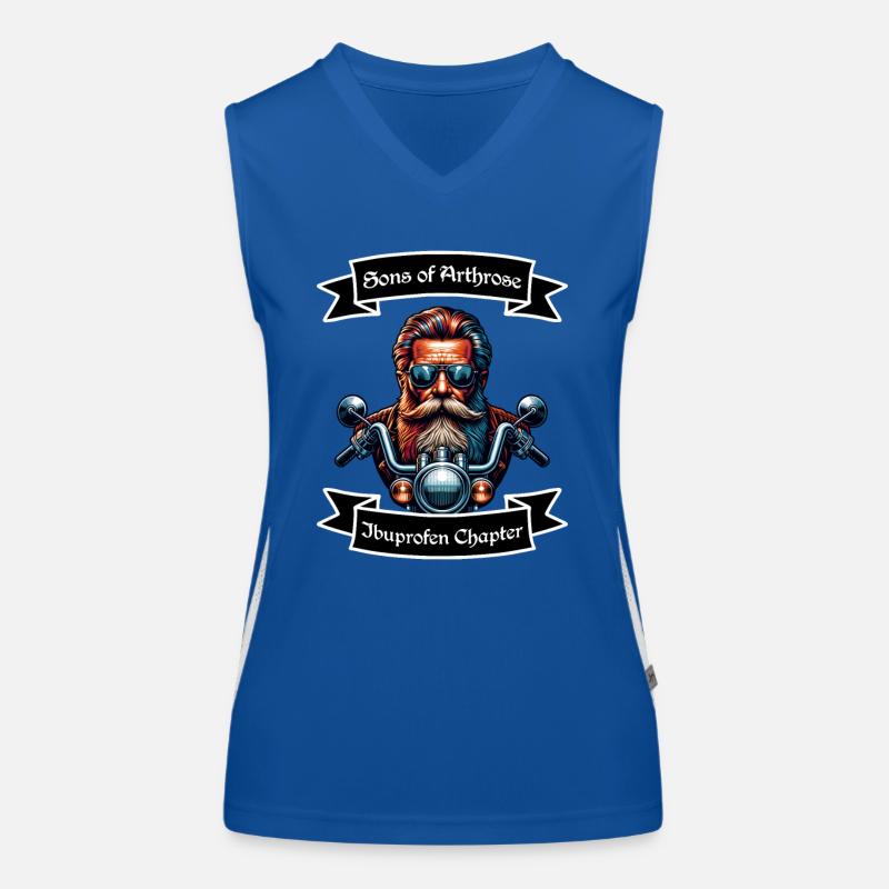 Sons of Arthrose - Ibuprofen Chapter Funktionelles Kontrast-Tank Top für Frauen