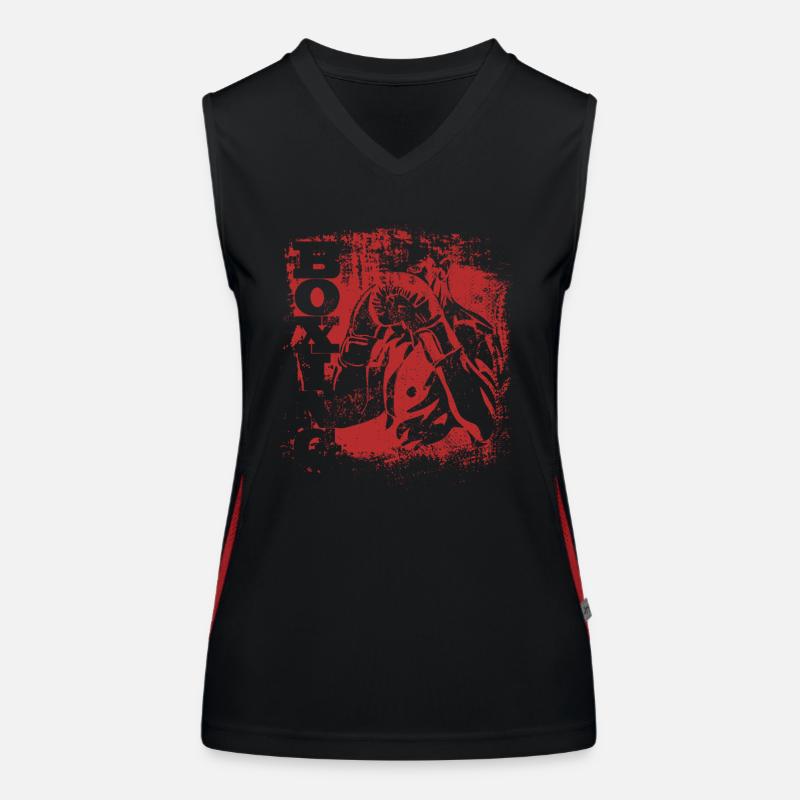 Boxing, Boxing, Martial Arts, Boxing Training Women's Functional Contrast Tank Top