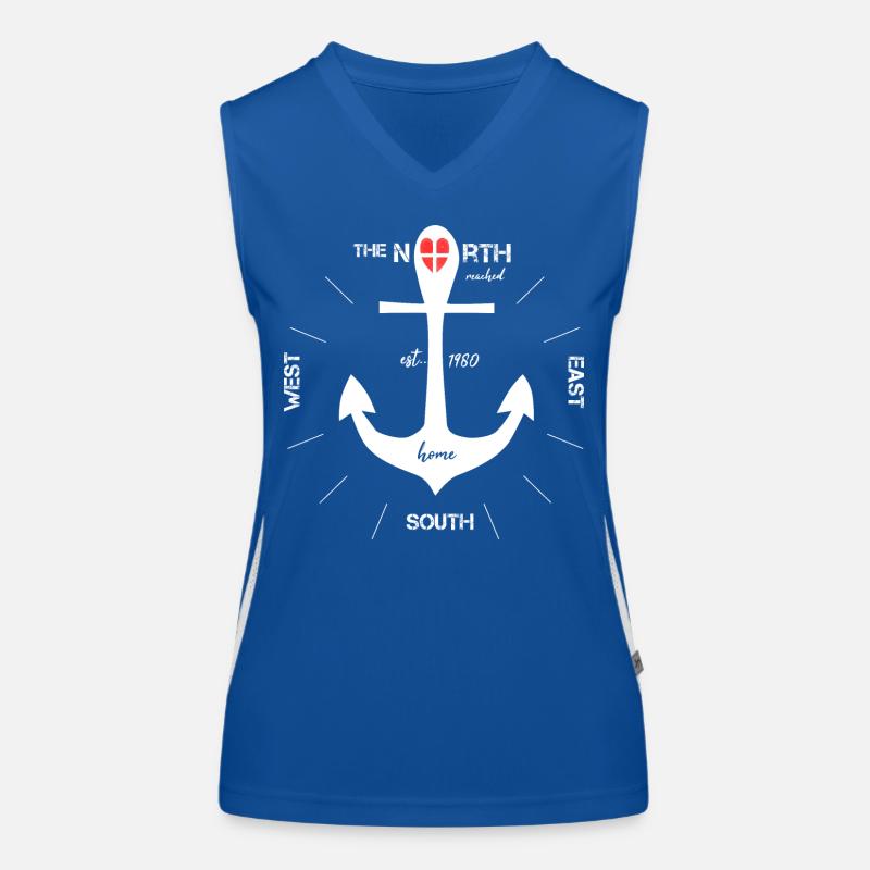 Ancré Danemark Copenhague Débardeur respirant contrasté Femme