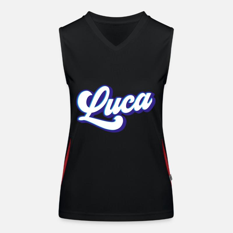 Luca | Farben änderbar Funktionelles Kontrast-Tank Top für Frauen