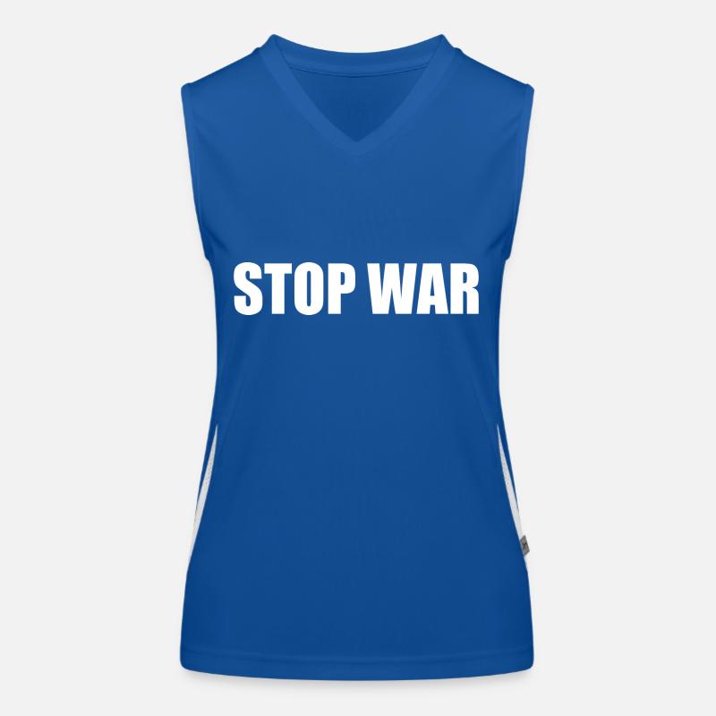 Stop war Débardeur respirant contrasté Femme