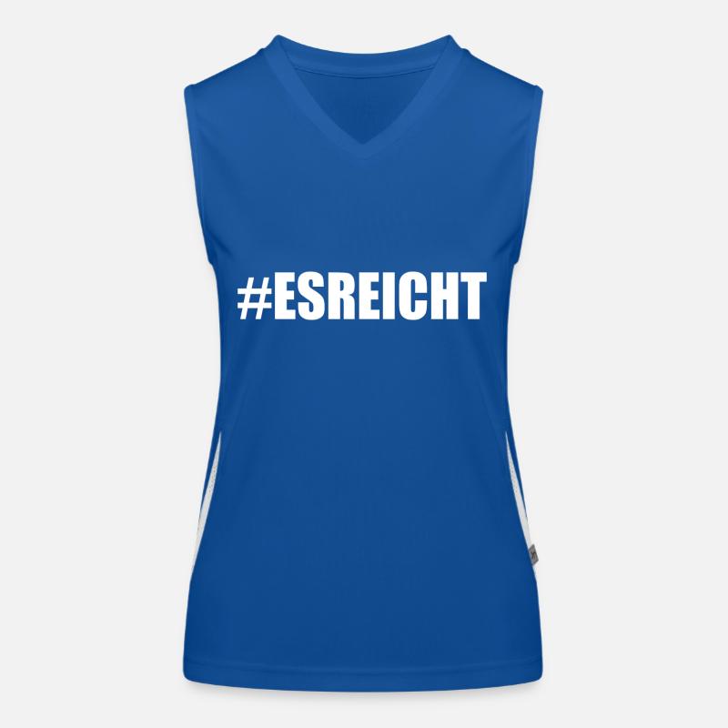 ES REICHT Funktionelles Kontrast-Tank Top für Frauen