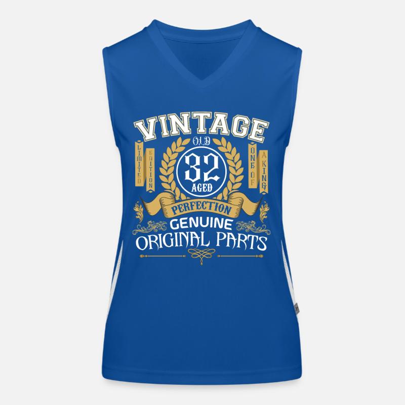 Vintage 32 ans - cadeau d'anniversaire 32 ans Débardeur respirant contrasté Femme
