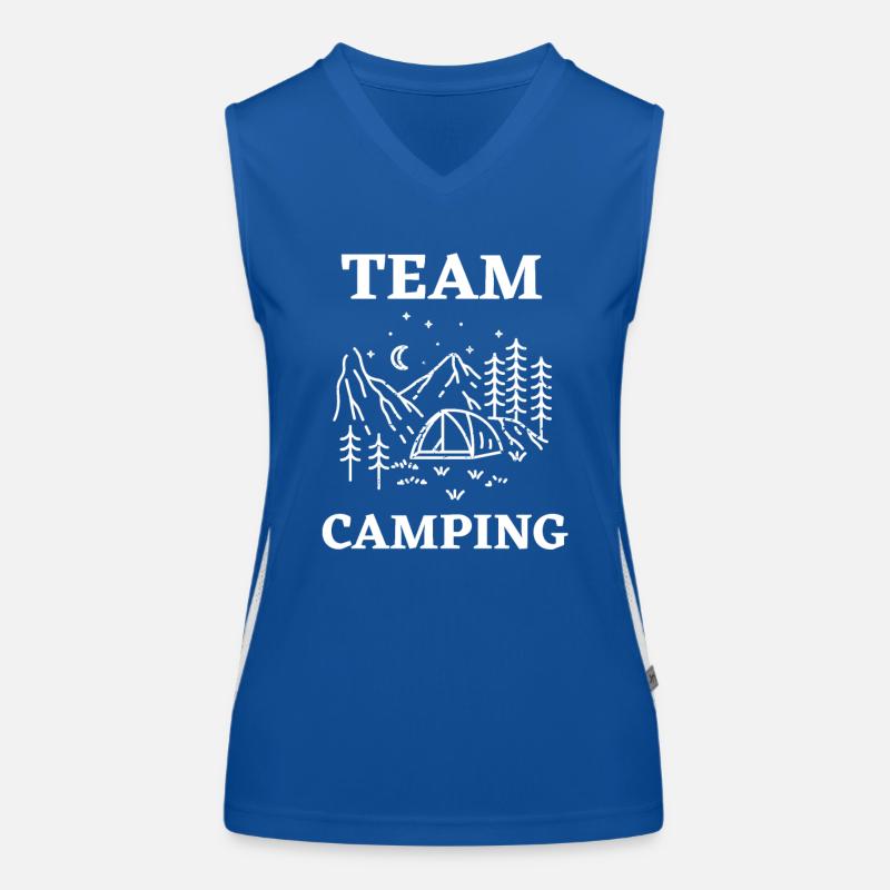 Team Camping Women's Functional Contrast Tank Top