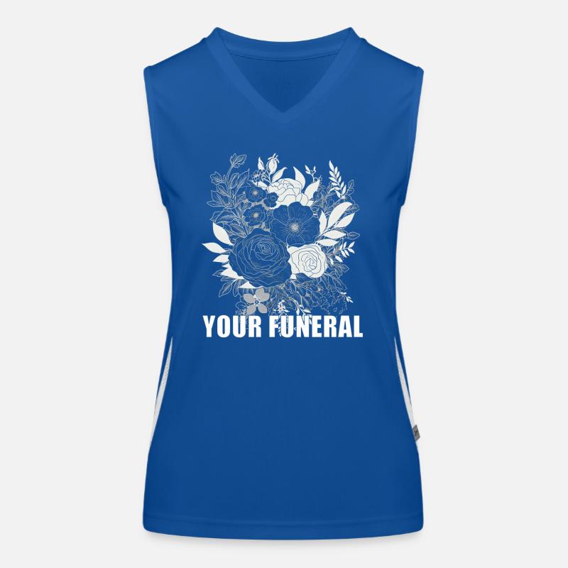 Funeral Black Women's Functional Contrast Tank Top