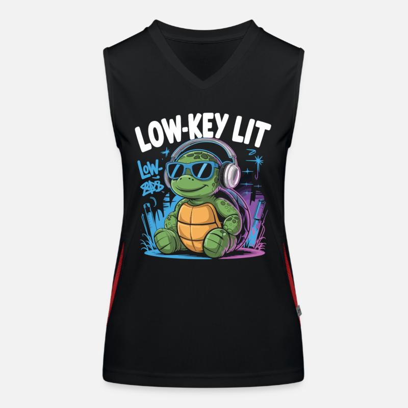 Crapaud relaxant dans un style discret Débardeur respirant contrasté Femme