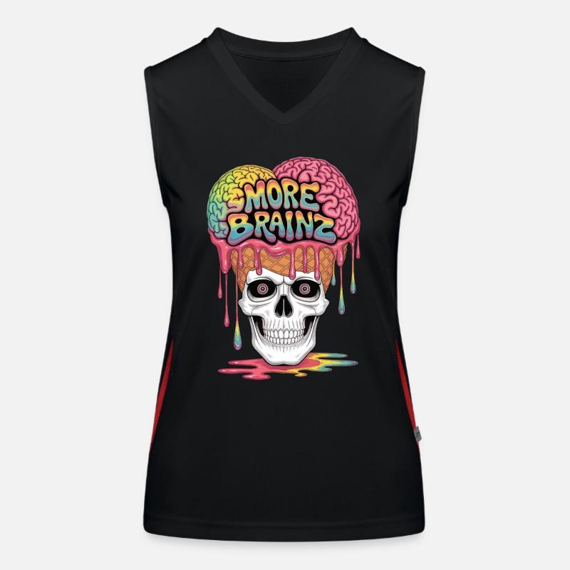 Zombie Cream Madness Women's Functional Contrast Tank Top