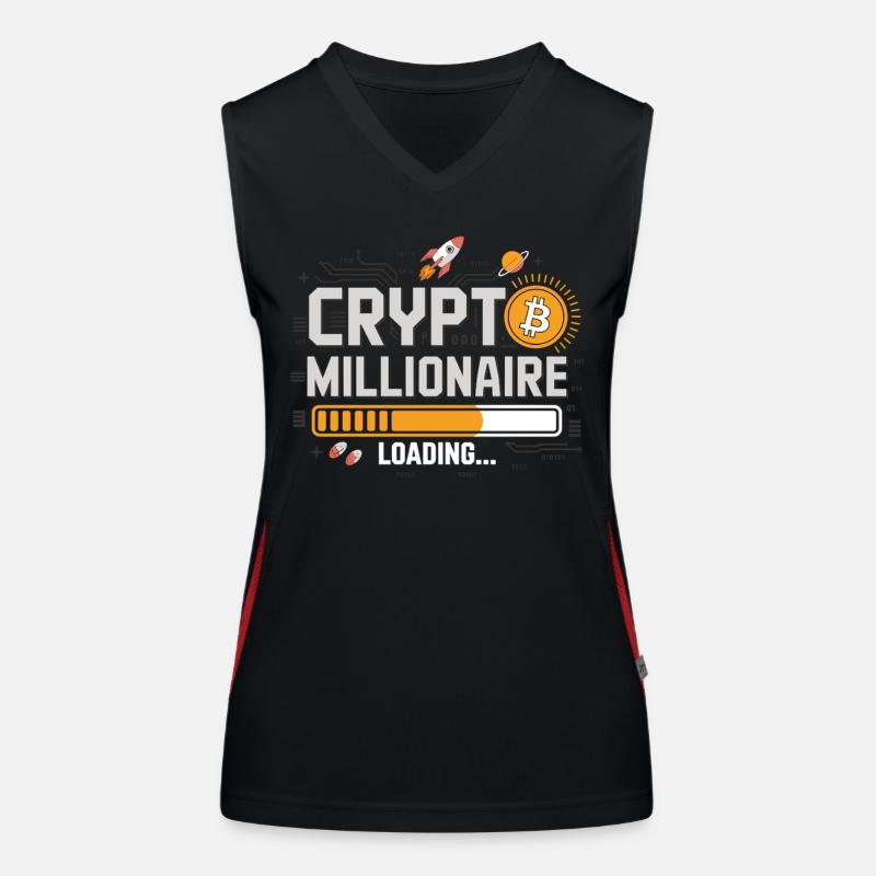 Crypto Loading - Devenez millionnaire Débardeur respirant contrasté Femme