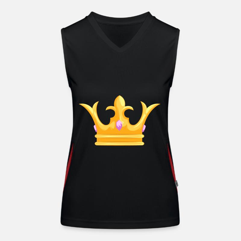 Couronne - Couronne Débardeur respirant contrasté Femme