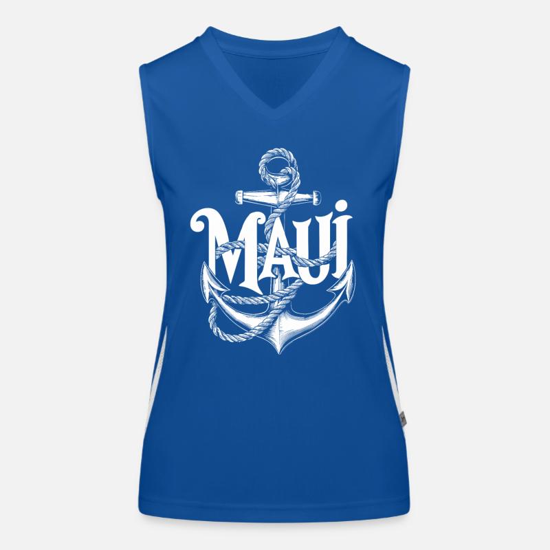 Conception d’ancre Maui Débardeur respirant contrasté Femme