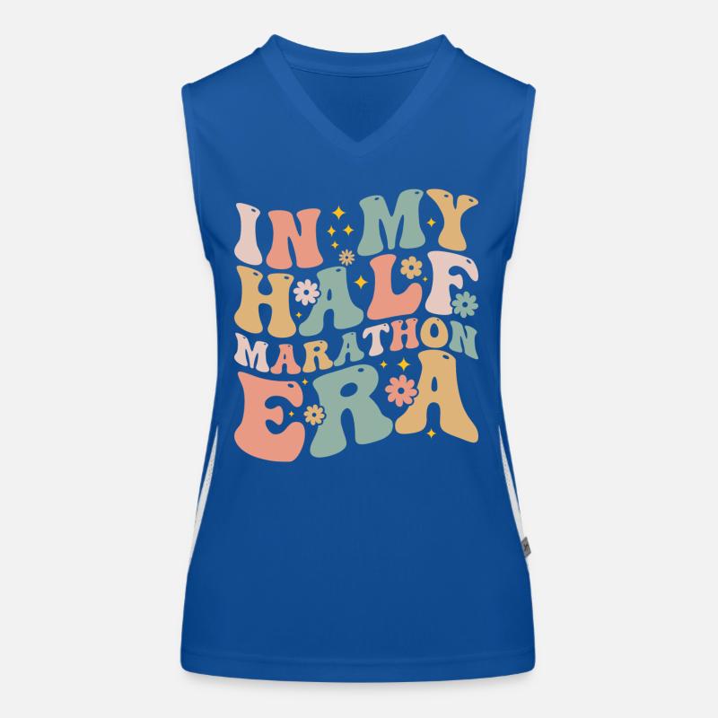 Marathon Running - In My Half Marathon Era Débardeur respirant contrasté Femme
