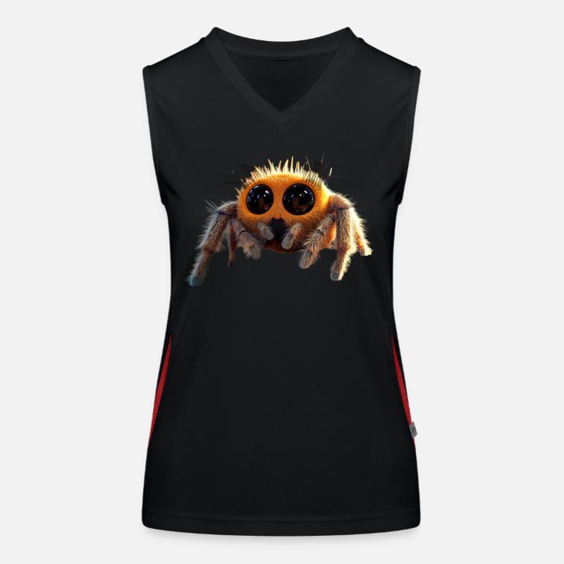 Araignée Tarentule Amour Arachnide Araignées Débardeur respirant contrasté Femme