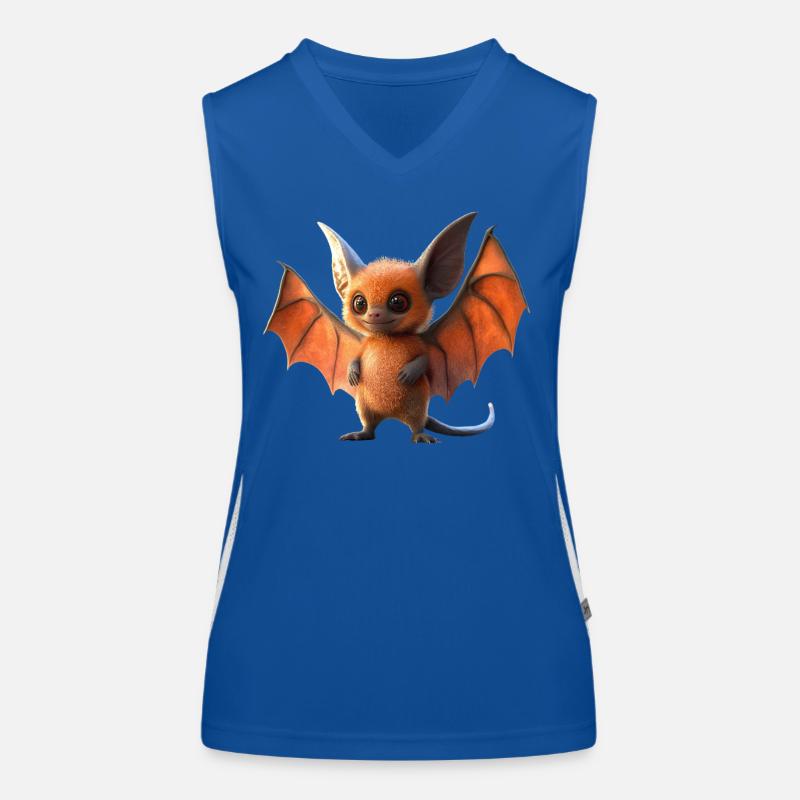 Fledermaus Flughund Vampir Bat Süße Fledemäuse Funktionelles Kontrast-Tank Top für Frauen