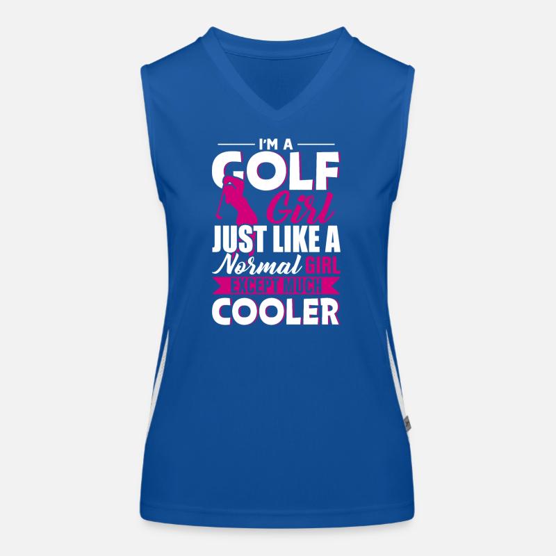 Golfer Women's Functional Contrast Tank Top