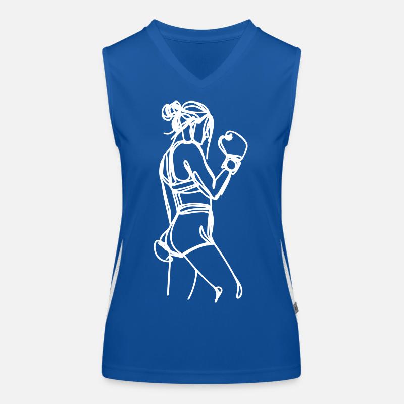 Graphique Boxer Débardeur respirant contrasté Femme