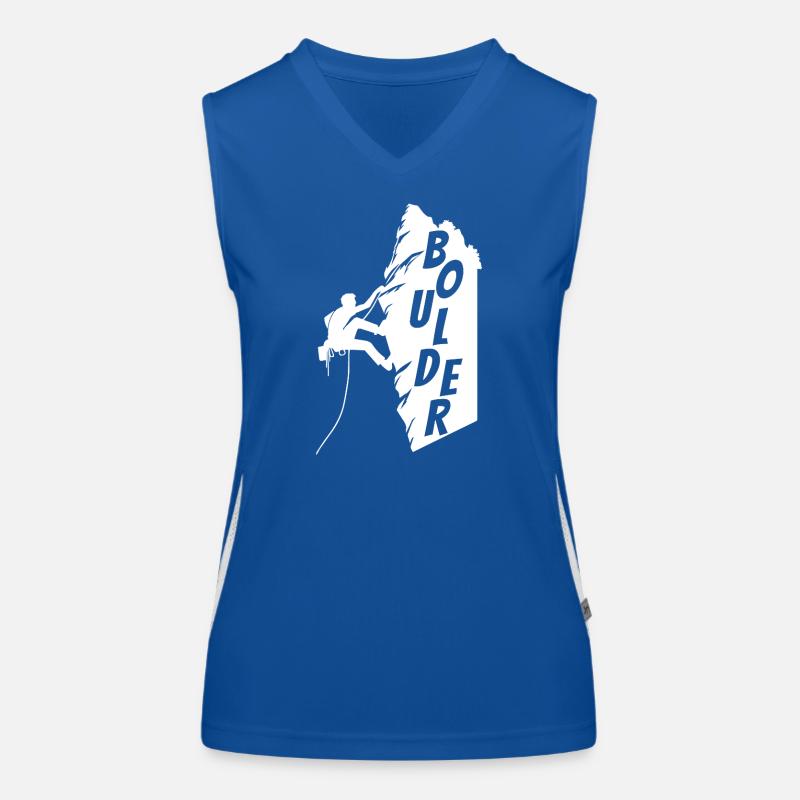 Climber Boulderer Women's Functional Contrast Tank Top