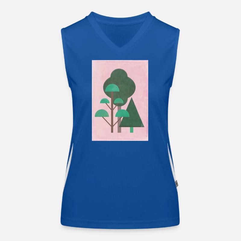 Forêt Débardeur respirant contrasté Femme