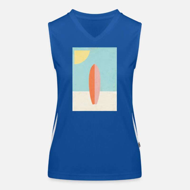 Surfer Débardeur respirant contrasté Femme