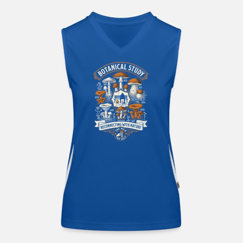 Botanical Study Women's Functional Contrast Tank Top