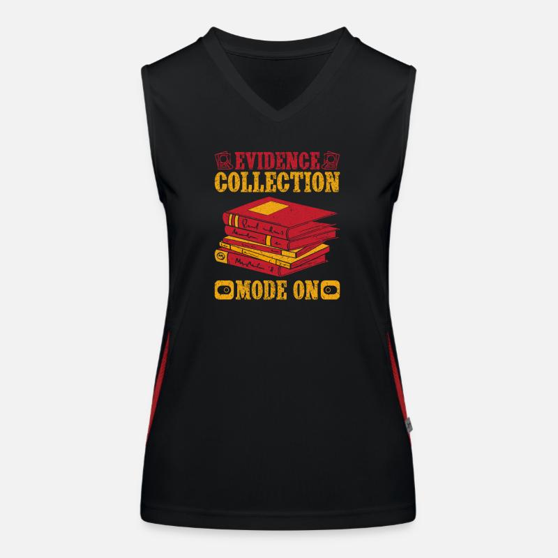 Forensic Science Major Evidence Mode On Forensics Funktionelles Kontrast-Tank Top für Frauen