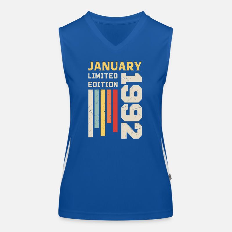 Januar 1992 - Januar 1992 Geburtstagsgeschenk Funktionelles Kontrast-Tank Top für Frauen