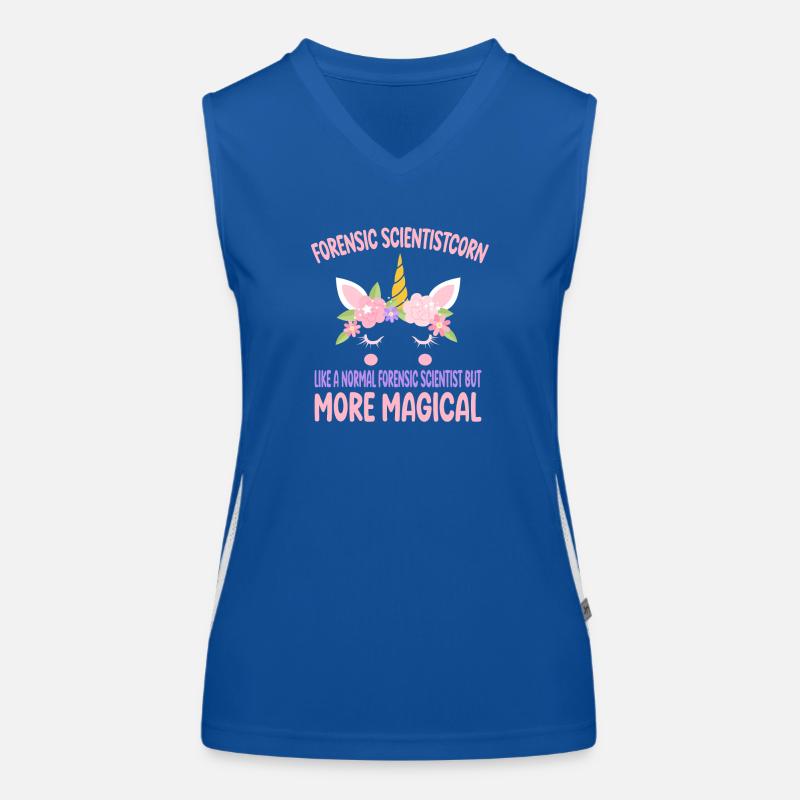 Forensic Scientistcorn like a normal Scientist Funktionelles Kontrast-Tank Top für Frauen