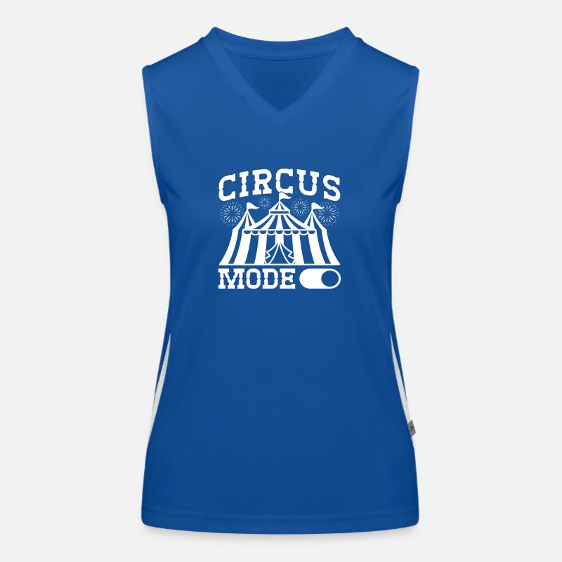 Circus Graphic Circus Mode On Gift Idea Funktionelles Kontrast-Tank Top für Frauen