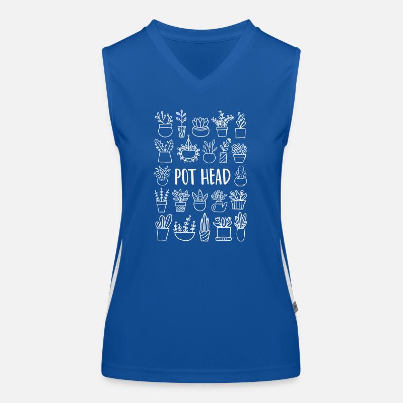 Kasvit Toiminnallinen kontrastivärinen toppi naisille