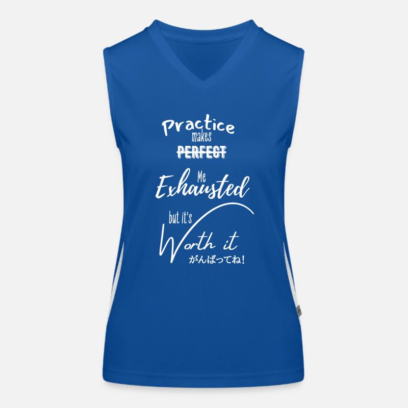Practice makes perfect Women's Functional Contrast Tank Top