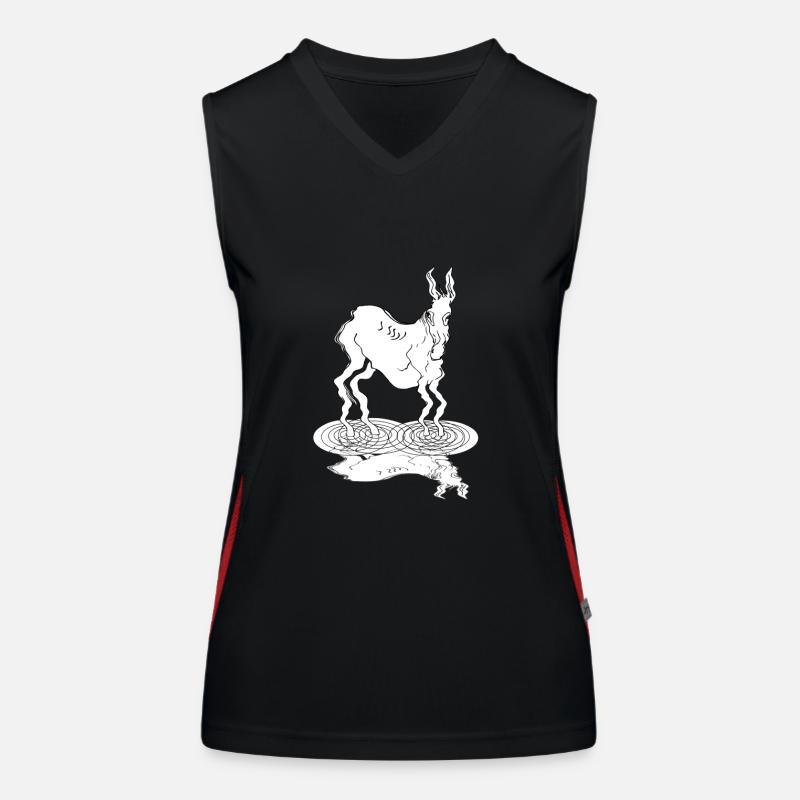 drunken donkey Women's Functional Contrast Tank Top