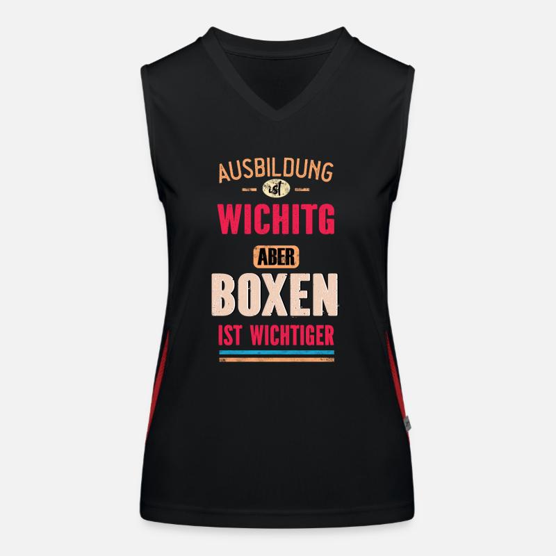 Funny Sayings Design Boxes Cool Saying Women's Functional Contrast Tank Top