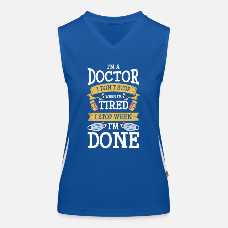 Mediziner Studium Notfall Heilung Funktionelles Kontrast-Tank Top für Frauen