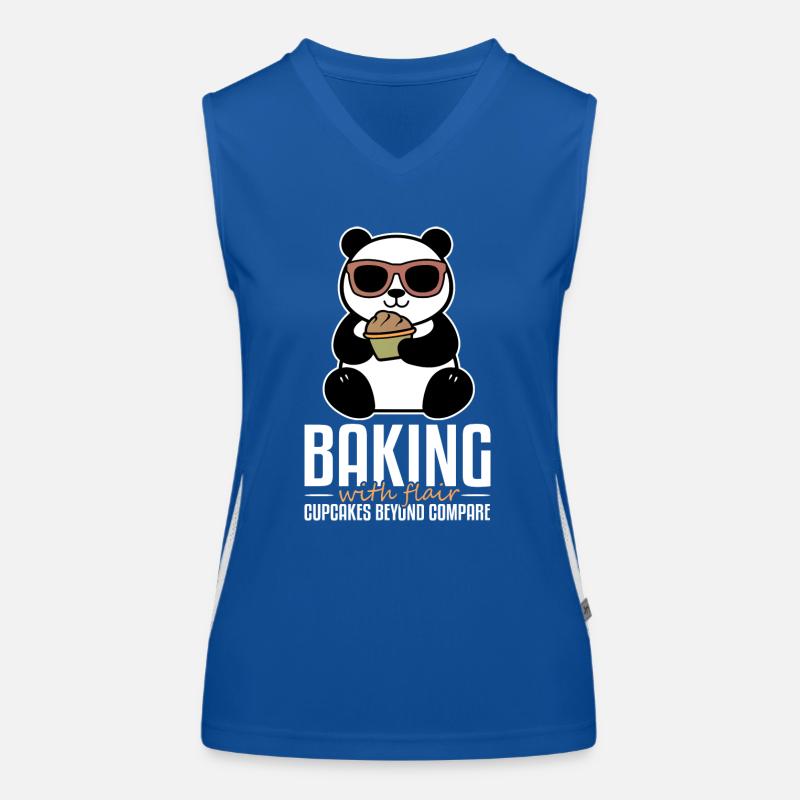Baking with Flair Cupcakes beyond Compare Funktionelles Kontrast-Tank Top für Frauen